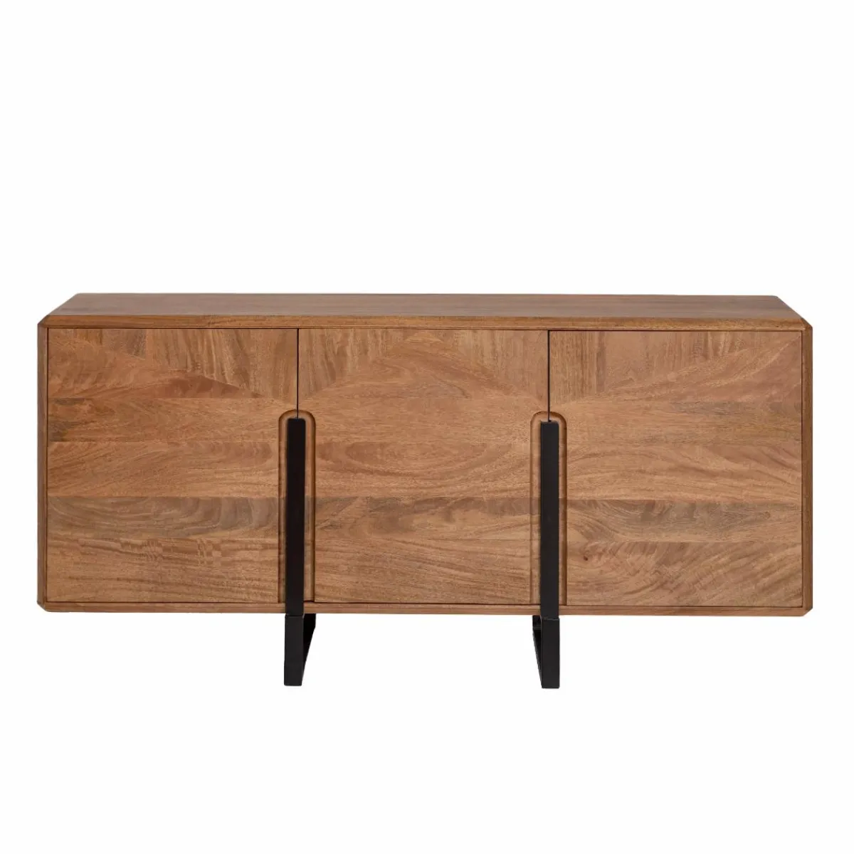 Made in Meubles Buffet en bois de manguier et métal Eglantine