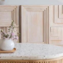 Made in Meubles Buffet en bois de manguier blanchi Tristan