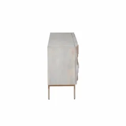 Made in Meubles Buffet en bois de manguier blanchi Tristan