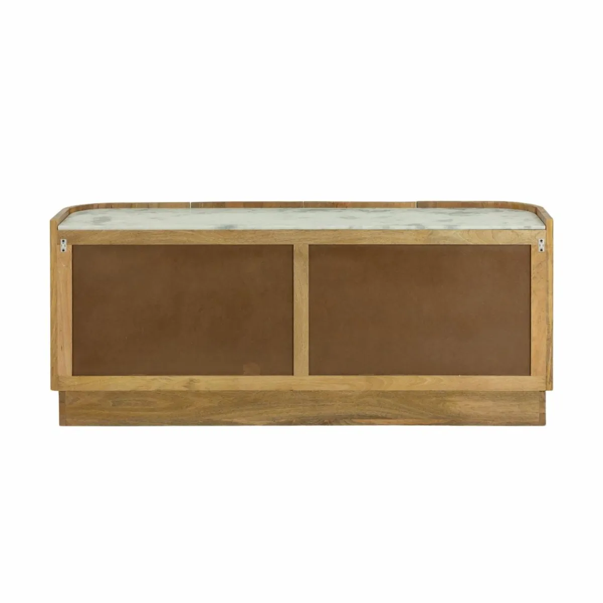 Made in Meubles Buffet en bois de manguier et marbre Adler