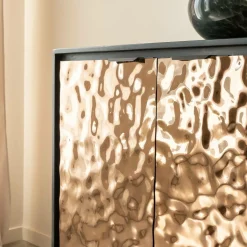 Made in Meubles Buffet en bois de manguier et métal Nebula