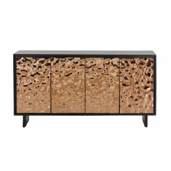 Made in Meubles Buffet en bois de manguier et métal Nebula