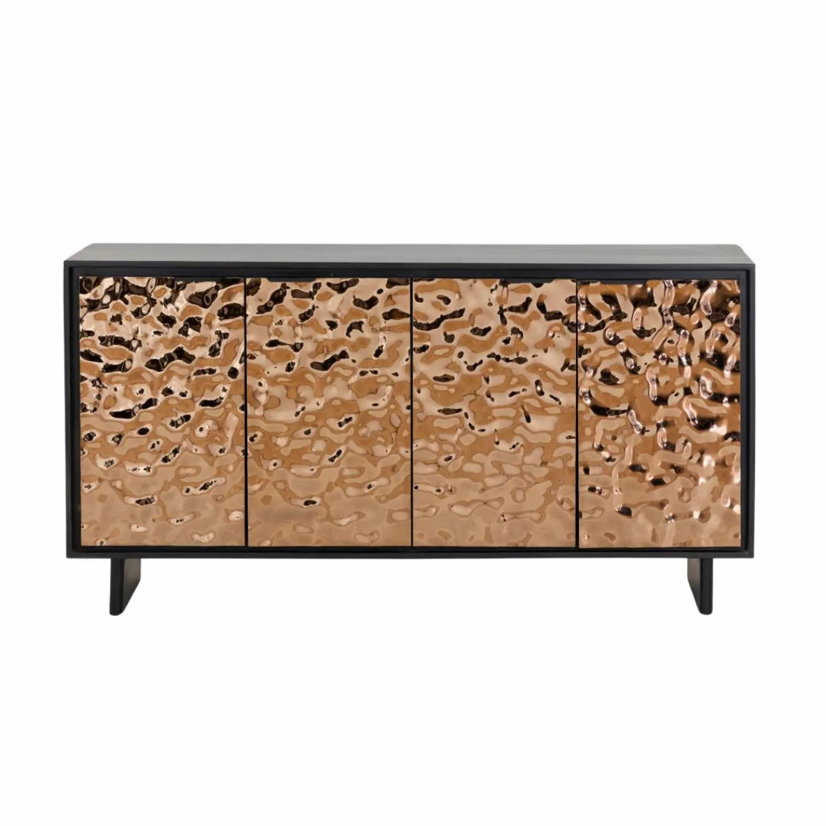 Made in Meubles Buffet en bois de manguier et métal Nebula