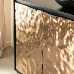 Made in Meubles Buffet en bois de manguier et métal Nebula