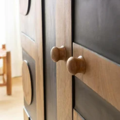 Made in Meubles Buffet en bois de manguier et métal Colombine