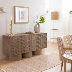 Made in Meubles Buffet en bois de manguier Clara