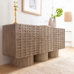 Made in Meubles Buffet en bois de manguier Clara