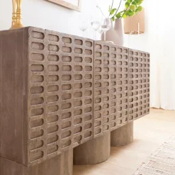 Made in Meubles Buffet en bois de manguier Clara