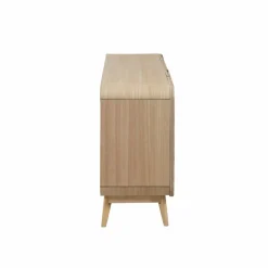 Made in Meubles Buffet en bois de paulownia Nilo