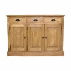 Made in Meubles Buffet en bois de pin Aldric
