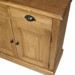 Made in Meubles Buffet en bois de pin Aldric
