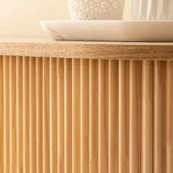Made in Meubles Buffet en bois de pin clair Colin