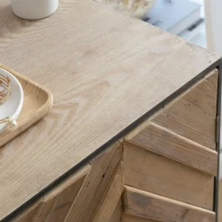 Made in Meubles Buffet en bois de sapin Maxine