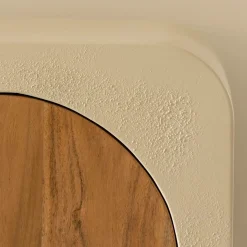 Made in Meubles Buffet en bois effet béton et bois d'acacia Dalva