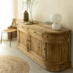 Made in Meubles Buffet en bois recyclé 180 cm Garance