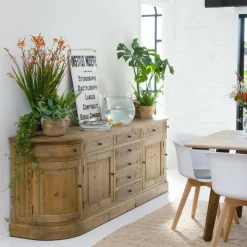 Made in Meubles Buffet en bois recyclé 225 cm Garance