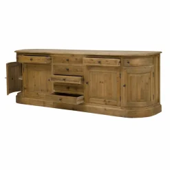 Made in Meubles Buffet en bois recyclé 225 cm Garance