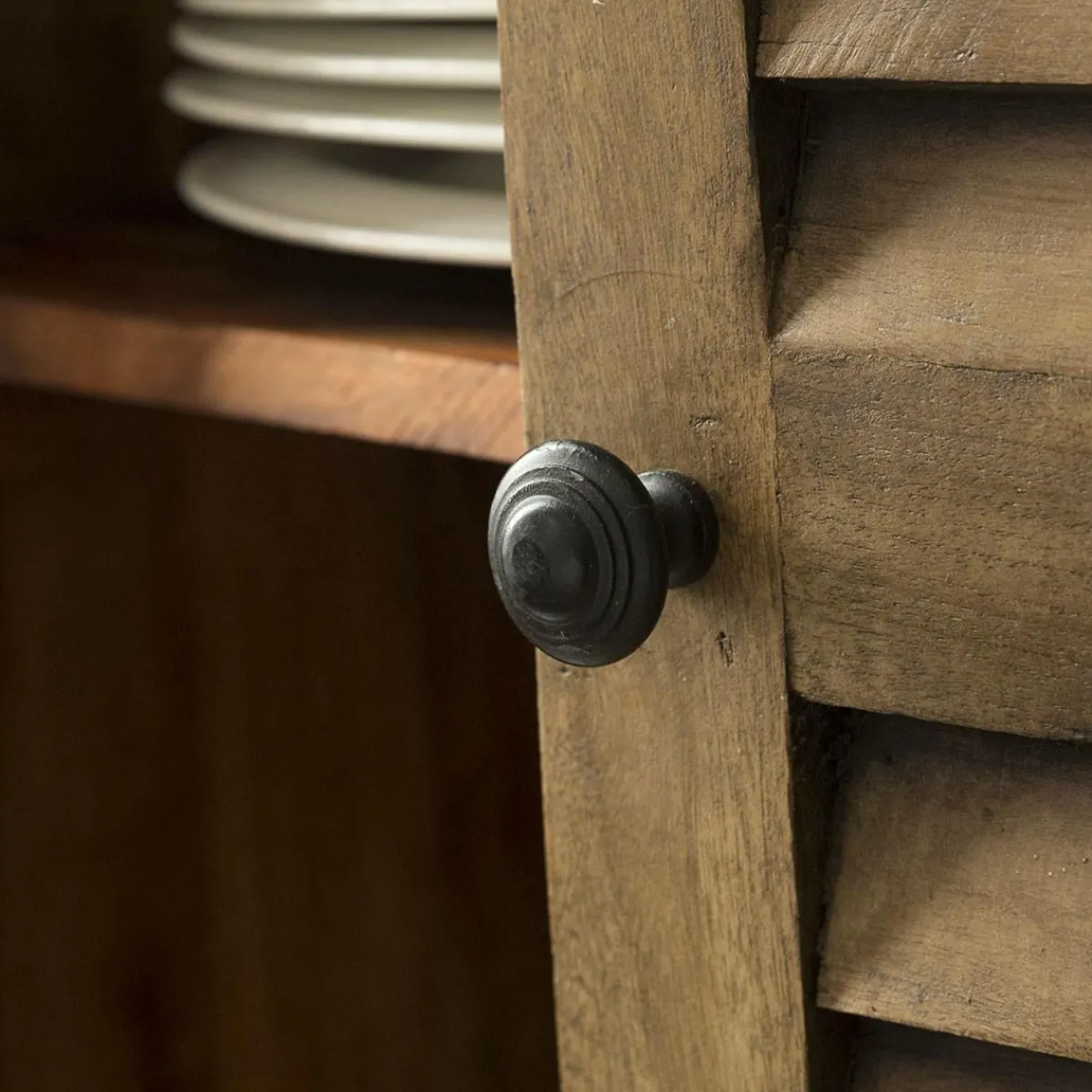Made in Meubles Buffet en bois recyclé 6 portes Aubin
