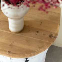 Made in Meubles Buffet en bois recyclé blanchi 180 cm Garance