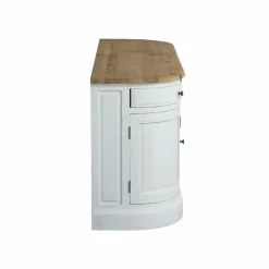 Made in Meubles Buffet en bois recyclé blanchi 180 cm Garance