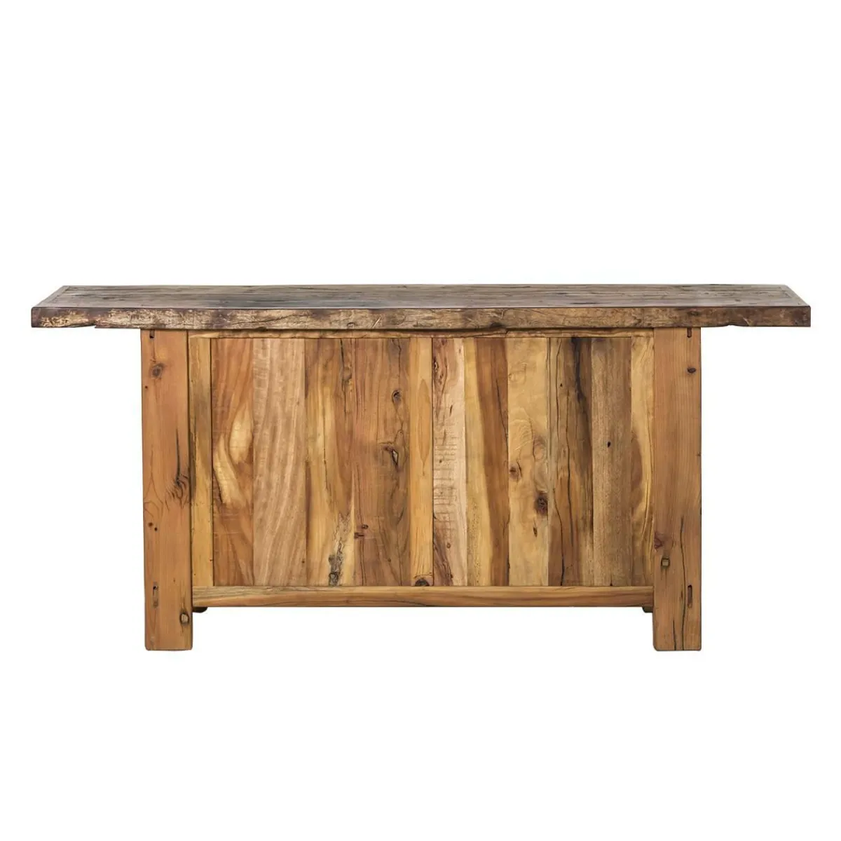 Made in Meubles Buffet en bois recyclé et métal Hector