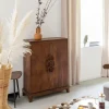 Made in Meubles Buffet haut en bois d'acacia Quilla