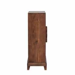 Made in Meubles Buffet haut en bois d'acacia Quilla