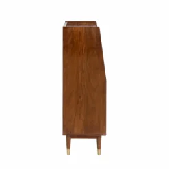 Made in Meubles Buffet haut en bois d'acacia Emiel