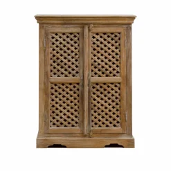 Made in Meubles Buffet haut en bois de manguier Rosa