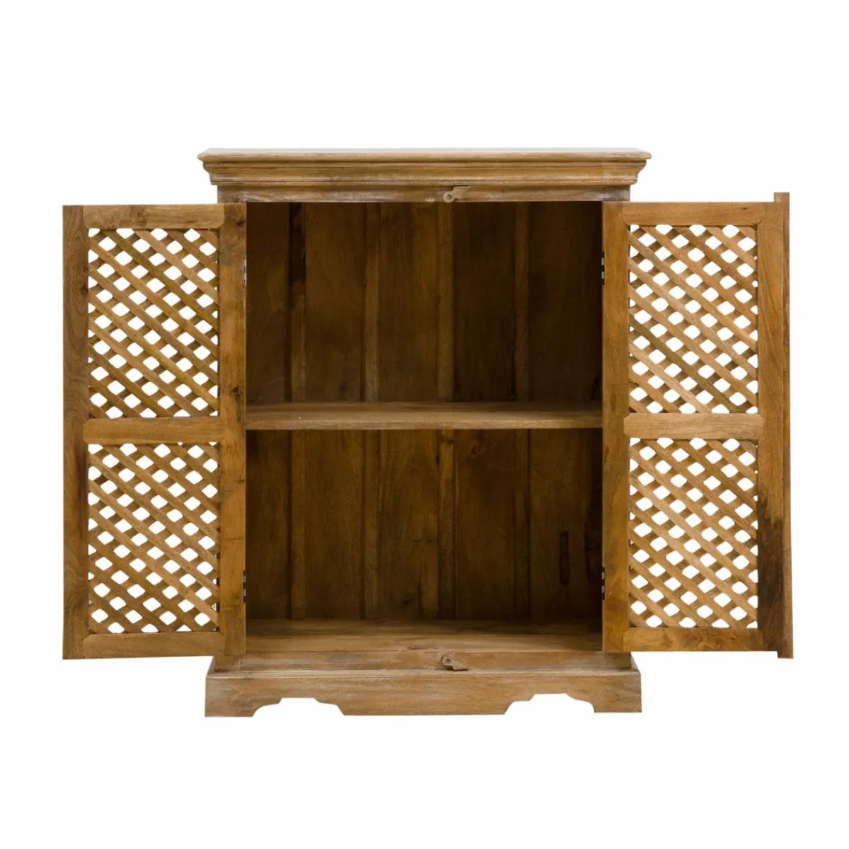 Made in Meubles Buffet haut en bois de manguier Rosa