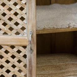 Made in Meubles Buffet haut en bois de manguier Rosa