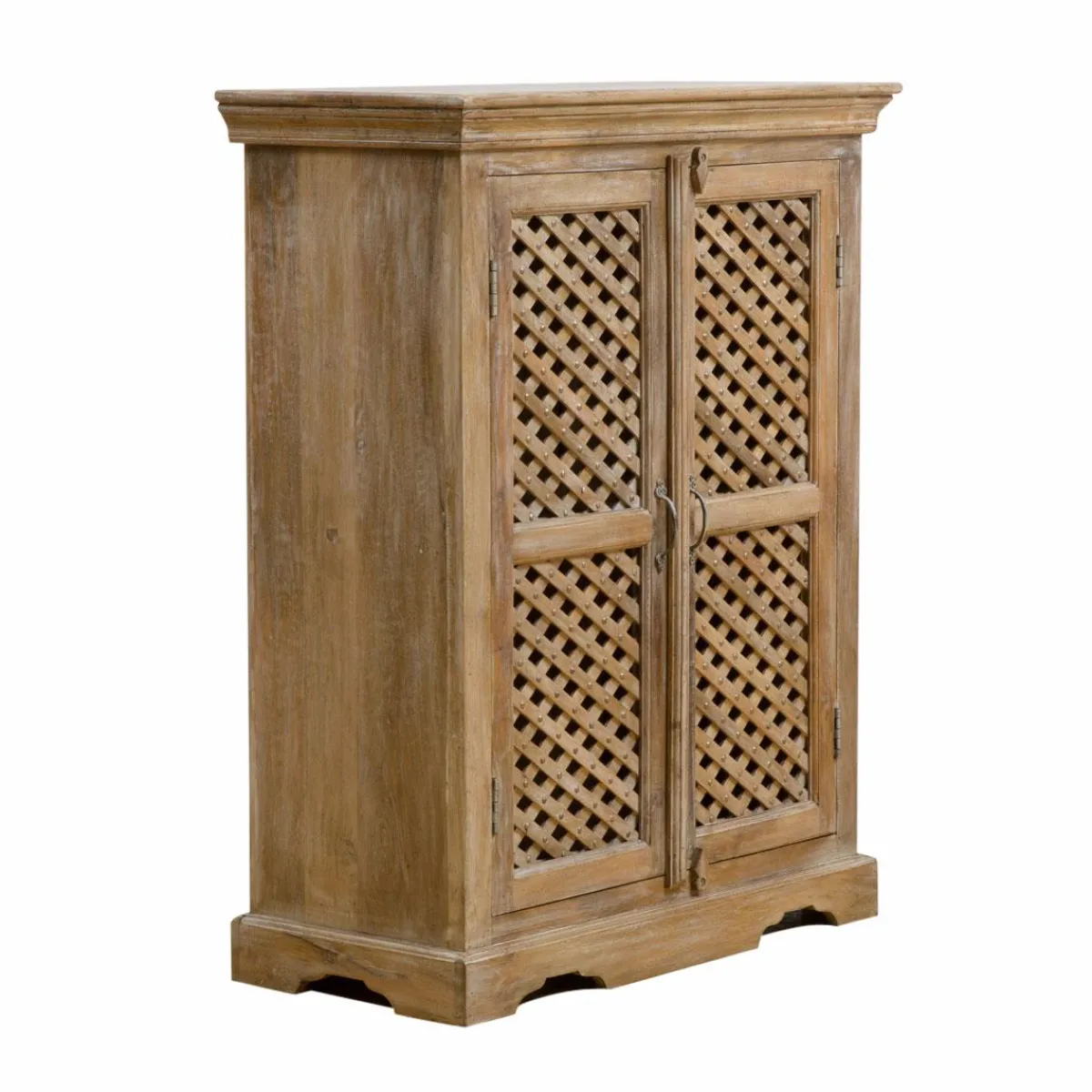 Made in Meubles Buffet haut en bois de manguier Rosa