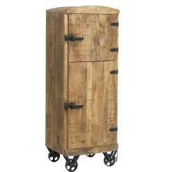 Made in Meubles Buffet haut en bois de manguier Iris