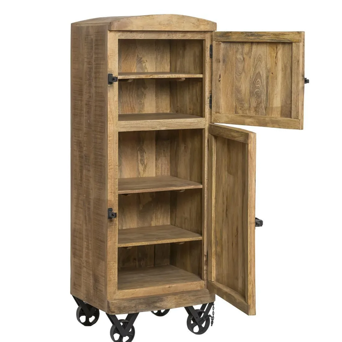 Made in Meubles Buffet haut en bois de manguier Iris