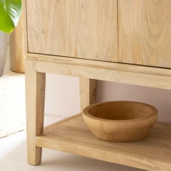 Made in Meubles Buffet haut en bois de manguier Ode