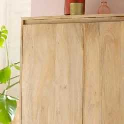 Made in Meubles Buffet haut en bois de manguier Ode