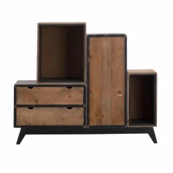 Made in Meubles Buffet modulable en bois massif Hollywood