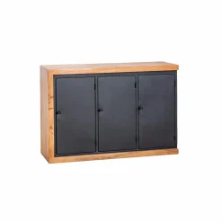 Made in Meubles Buffet rétractable en bois d'acacia Emilio