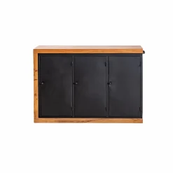 Made in Meubles Buffet rétractable en bois d'acacia Emilio