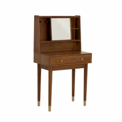 Made in Meubles Bureau en bois d'acacia et métal Emiel