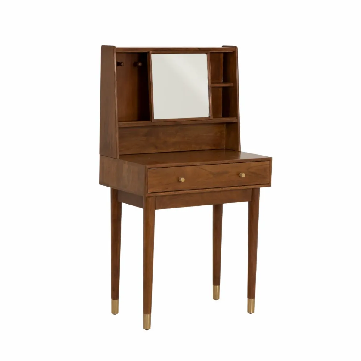 Made in Meubles Bureau en bois d'acacia et métal Emiel