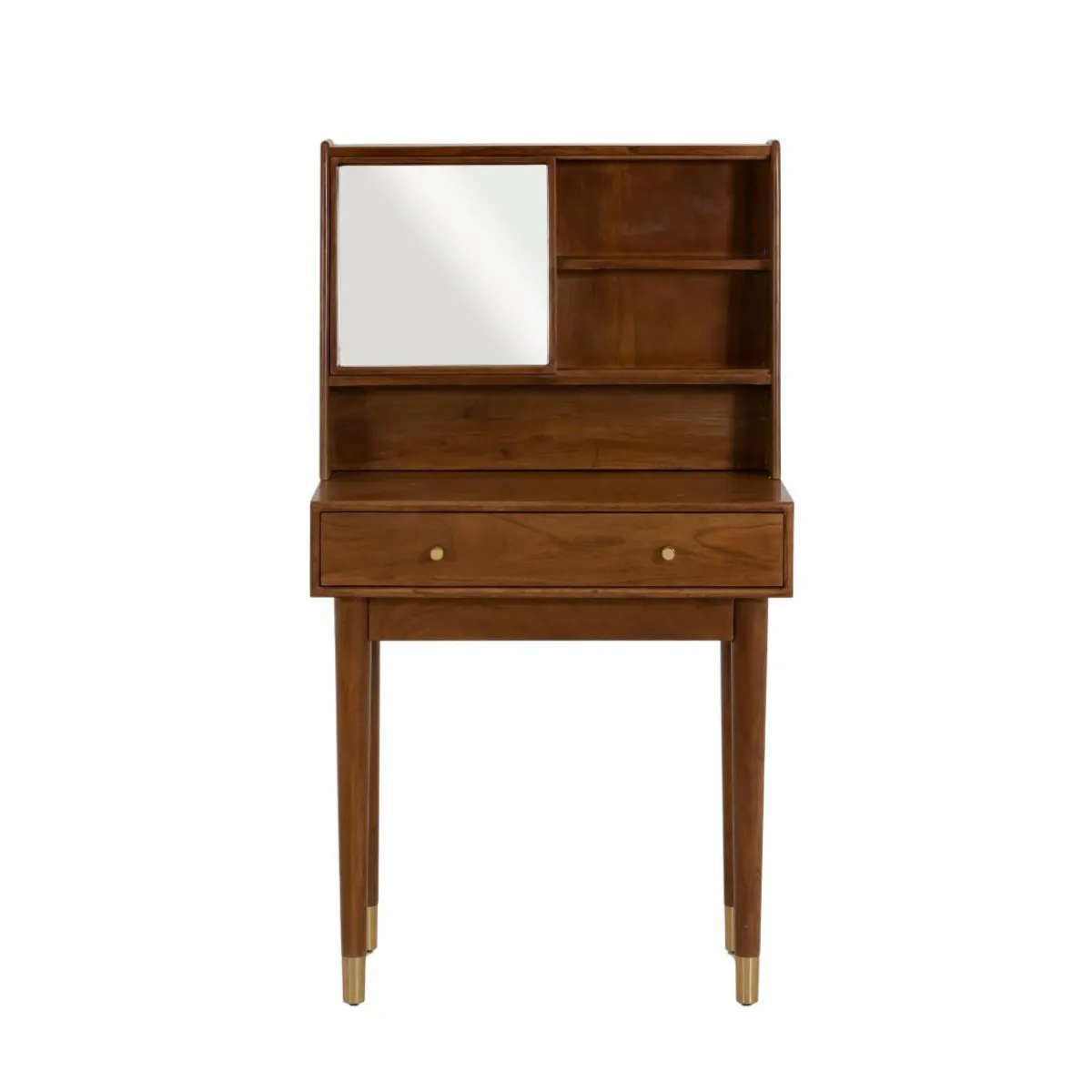 Made in Meubles Bureau en bois d'acacia et métal Emiel