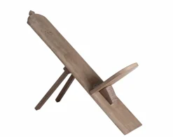 Made in Meubles Chaise allongée en bois de manguier Jordana