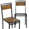 Made in Meubles Chaise en bois d'acacia Havana (lot de 2)