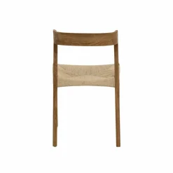 Made in Meubles Chaise en bois de chêne et en corde Auren (lot de 2)