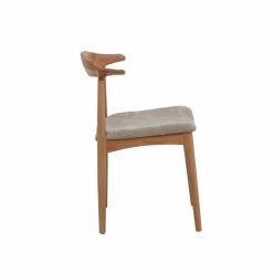 Made in Meubles Chaise en bois de hêtre clair Aline (lot de 2)