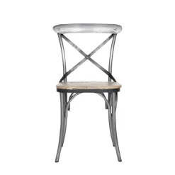 Made in Meubles Chaise en bois de manguier Wood (lot de 2)