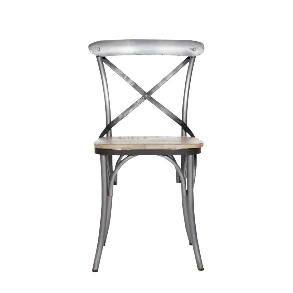 Made in Meubles Chaise en bois de manguier Wood (lot de 2)