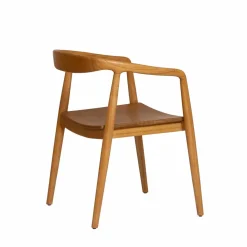 Made in Meubles Chaise en bois de teck June (lot de 2)