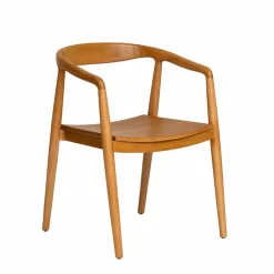 Made in Meubles Chaise en bois de teck June (lot de 2)